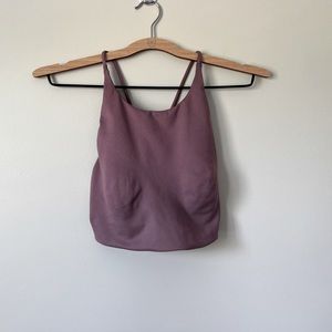 Victoria's Secret Bralette Purple Color Criss Cross Back Size Small